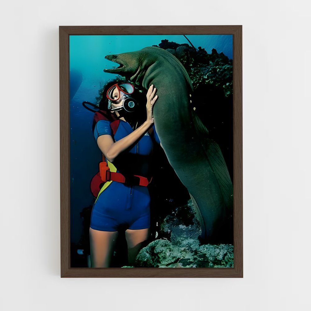 Poster Étreinte des Profondeurs – affiche Plongeon depuis une plateforme (vue 5)